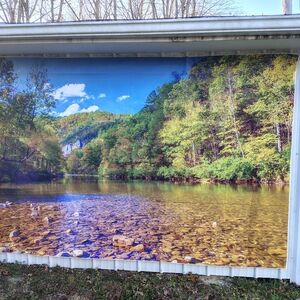 Serene River and Forest Wall Tapestry